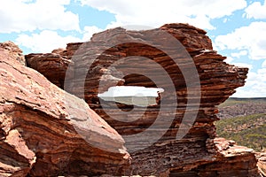 Window`s nature rock. Kalbarri National Park. Western Australia. Australia