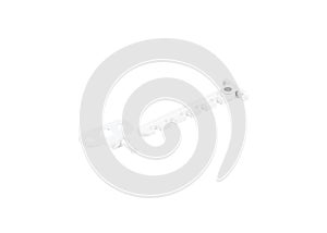 Window safety limiter restrictor isolated on white background