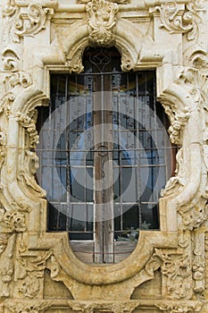 A window at the San Jose mission photo