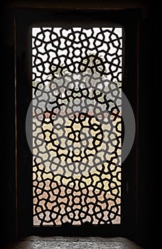 Window Screen At Hiumayan`s Tomb