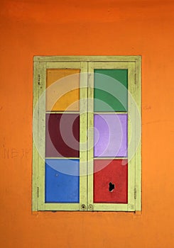 Window in Shishu Bhavan, one of the houses established by Mother Teresa and run by the Missionaries of Charity in Kolkata