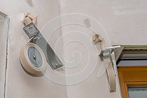 Window shutter strap