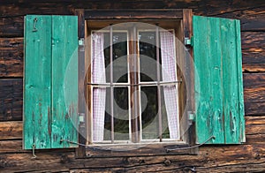 Window with shutters