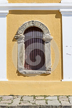 Window with stone frame. 1789 - 1912