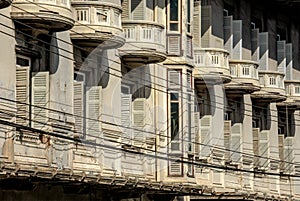 Window texture, pattern, and symmetry.