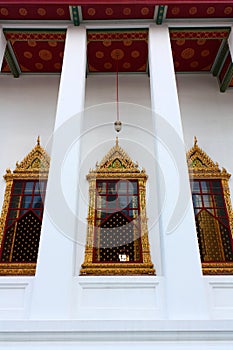 Window thai temple