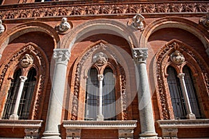 Window of the University of Milan