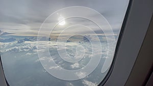 Window View of Airlines, Window View, Airlines Sky, Copy Space