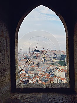 Window view from Lisbon