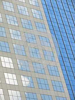 Windows of a modern building photo