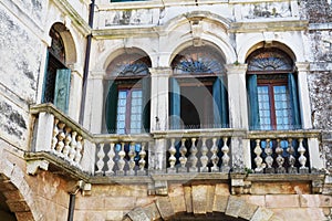 Windows in Asolo, Italy