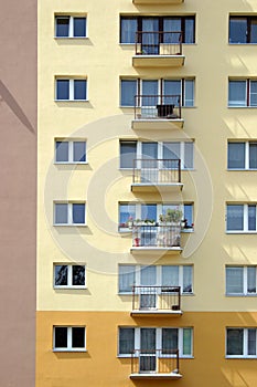Windows and balconies