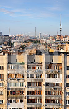 Windows balconies loggias