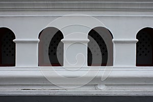 Windows of Bangpa-in palace