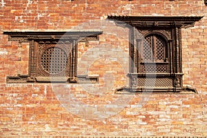 Windows, Bhaktapur, Nepal