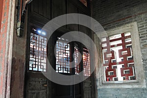 Windows of chinese ancestral hall