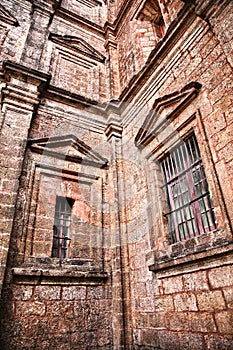 Windows of church in Old Goa India