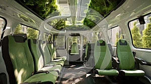 windows city bus interior