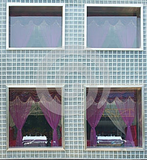 Windows and curtains