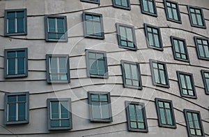 Windows on the dancing house