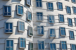 Windows of Dancing house, Prague
