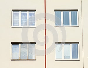 Windows with gutter