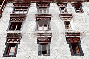 Windows of Hemis monastery, Leh
