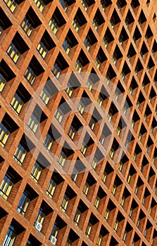 Windows on high rise building photo