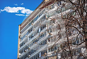 Windows of the house from the film photo