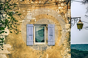 Windows of La Garde-AdhÃÂ©mar. France photo