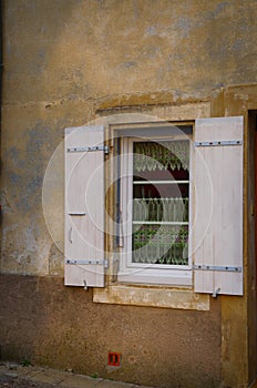 Windows of La Garde-AdhÃ©mar. France