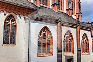 Windows of the Liebfrauenkirche church in Koblenz