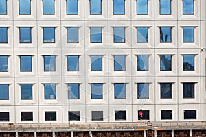 Windows of the Maersk office in Copenhagen
