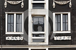 Windows of merchant house photo