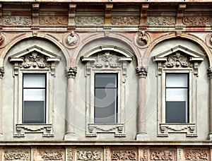 Windows of Milan University