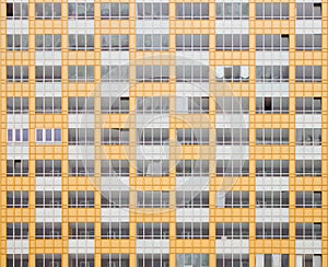 Windows of a new building