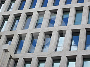 Windows of an office building