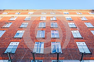 Windows and Old Brick Wall