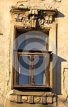 Windows on the old building