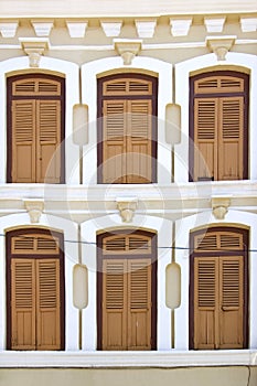 Windows of an old Chinatown House