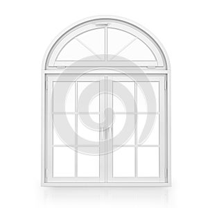 Windows. plastic arch window