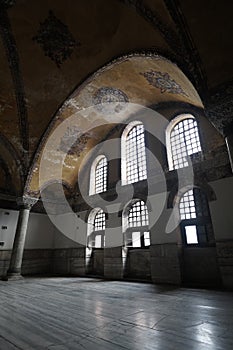 Windows second floor Hagia Sophia turkey