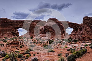 The Windows section at Arches National Park