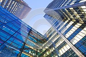 Windows of Skyscraper Business Office, Corporate building in London