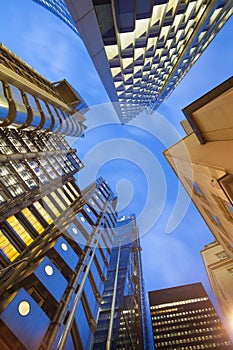 Windows of Skyscraper Business Office, Corporate building in London