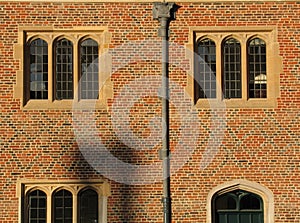 Windows at sunset, Hampton Court Palace