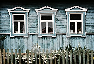 Windows in Suzdal (Russia)