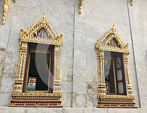 Windows of Temple of Bells, photo