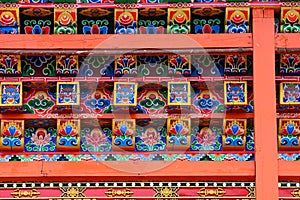 Windows of Tibetan temple