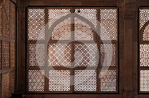Windows in the tomb of Salim Chishti at Fatehpur Sikri complex